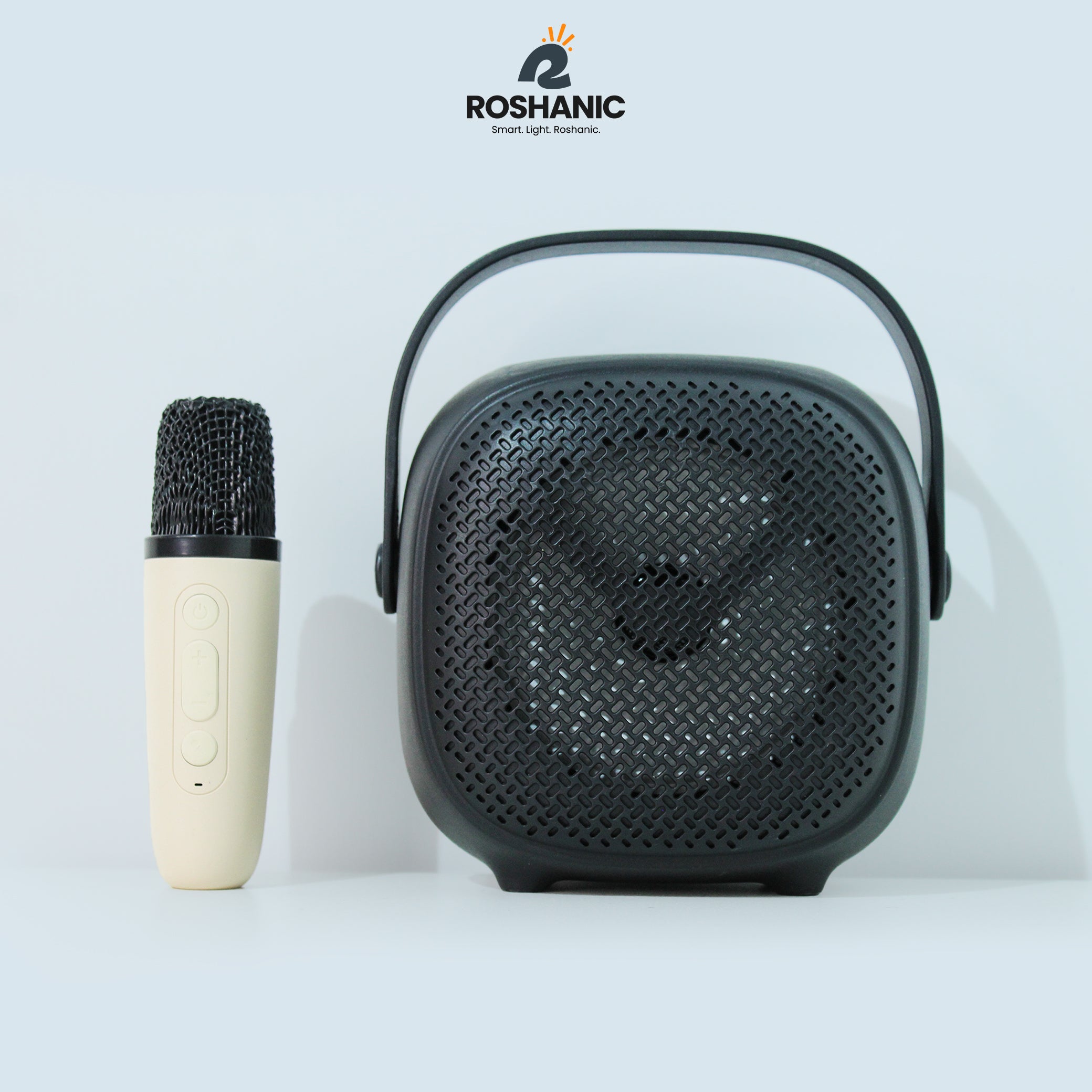 Roshanic Karaoke Wireless Speaker GTS-900B | 4 Inch, Wireless Mic, 1000mAh