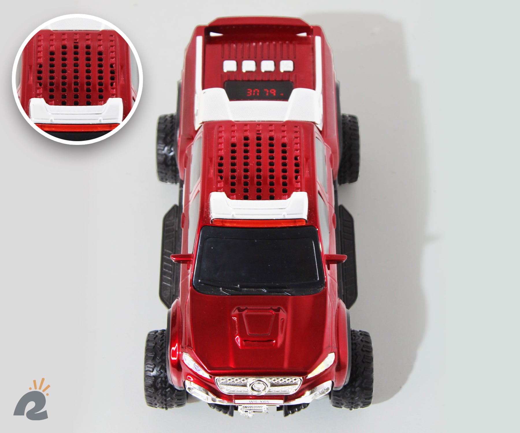 Roshanic WS-X65 Car Shape Bluetooth Speaker – Heavy Bass, Wireless, Multi-Function